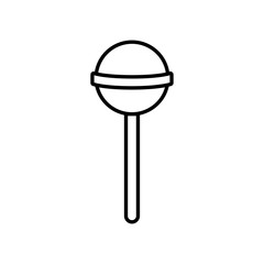 Line art candy line. Isolated illustration element. Sketch candy line. Vector outline illustration. Cotton candy.