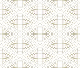 Abstract seamless geometric pattern. A fading array of many shapes.