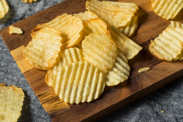 Organic Salted Wavy Potato Chips