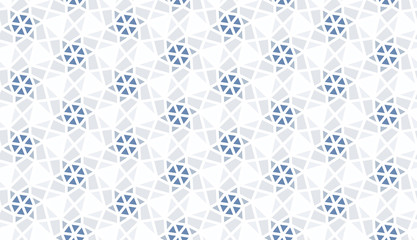 Abstract geometric seamless pattern. Optical illusion of the movement of figures.