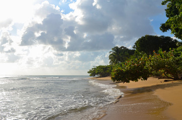 Beach at Little Corn Island in Niceragua