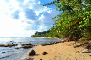 Beach at Little Corn Island in Niceragua