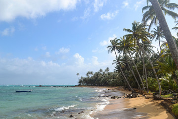 Beach at Little Corn Island in Niceragua