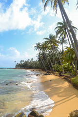 Beach at Little Corn Island in Niceragua