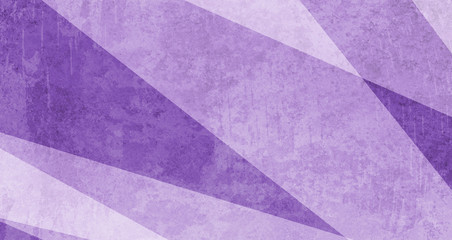 Faded grunge texture on abstract purple and white background of stripes and angles in contemporary design with old vintage textured colors