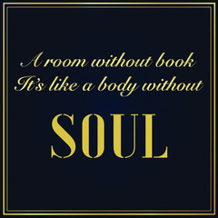 Inspirational Typographic lettering Quote with golden frame, Motivational graphic vector illustration for success. Phrase for business goals, development, personal growth, coach, posters, social media