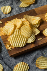 Organic Salted Wavy Potato Chips