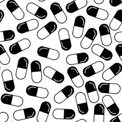 Creative medical pills background