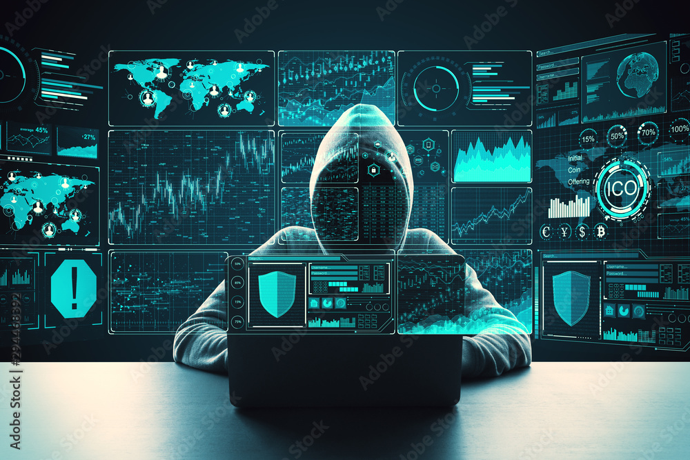 Poster Hacker using interface