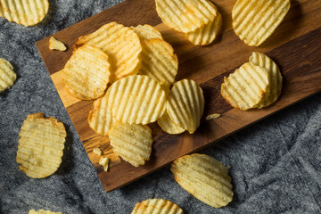 Organic Salted Wavy Potato Chips