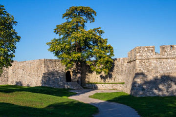 Fototapeta na wymiar Medieval fortress in Banja Luka, town in Bosnia and Herzegovina