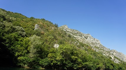 mountain landscape around matka canyon