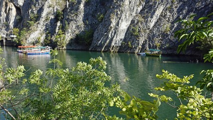 colorful matka canyon in northern macedonia