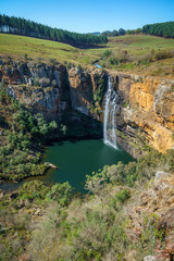 Fototapeta na wymiar beautiful waterfall berlin falls, panorama route, mpumalanga, south africa 7