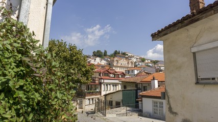 architecture details from ohrid town in northern macedonia