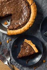 Homemade Chocolate Brownie PIe