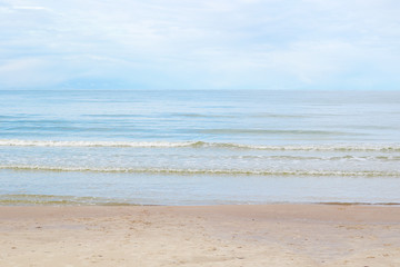 Fototapeta na wymiar clean Baltic sea beach coast