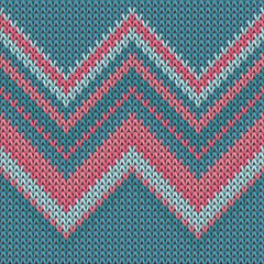 Material zig zal lines knit texture geometric  - obrazy, fototapety, plakaty