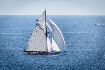 sailing boat on the sea