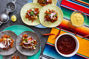 Mexican food on the table
