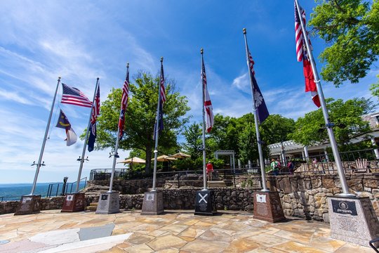 USA.May 2019. See rock city gardens national park.