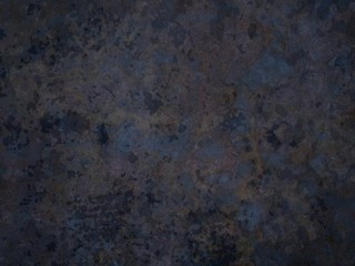 black and brown background with old grunge marbled rock or stone wall texture, distressed vintage paper in elegant blue gray and charcoal colors