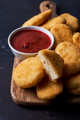 fried chicken nuggets
