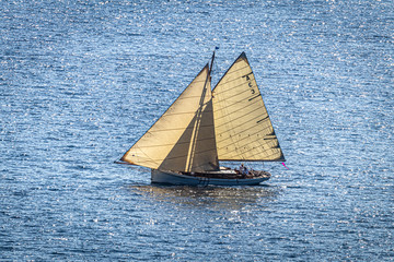 sailing boat on the sea