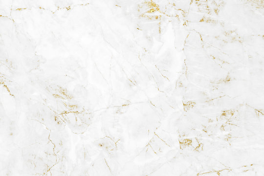 White gold marble texture pattern background with high resolution design for cover book or brochure, poster, wallpaper background or realistic business © Ton Kung