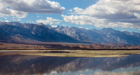 Owens lake reflection