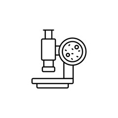 Microscope icon. Element of world cancer day icon