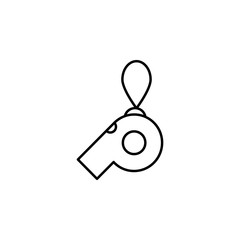 Baseball, whistle icon. Element of american sport icon