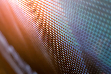CloseUp LED blurred screen. LED soft focus background. abstract background ideal for design.