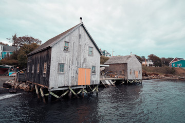 Boathouse in Lunenburg , Nova scotia