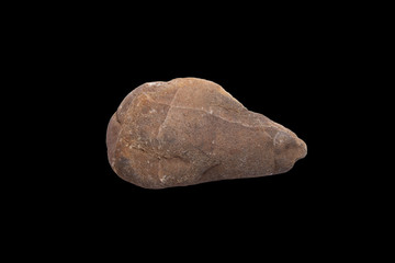 Stones on a black background