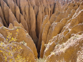 Bolivia, Tupiza scenic landscapes of Palala Canyon (Quebrada Palala)