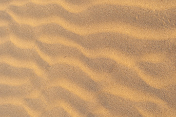 Fototapeta na wymiar Rippled texture texture of sand