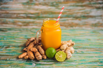 Drink Jamu. Indonesian traditional drink in bali