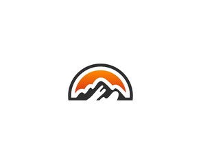 Fototapeta premium Mountain logo