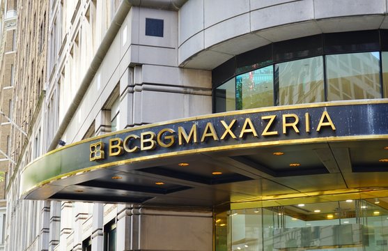 NEW YORK CITY, NY -4 OCT 2019- View of a BCBG MaxAzria clothing store on Fifth Avenue in New York, USA.