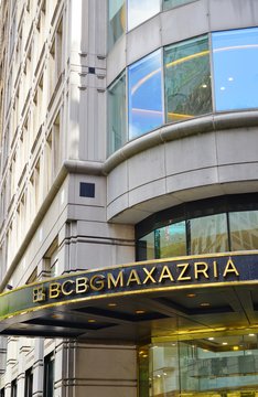 NEW YORK CITY, NY -4 OCT 2019- View of a BCBG MaxAzria clothing store on Fifth Avenue in New York, USA.