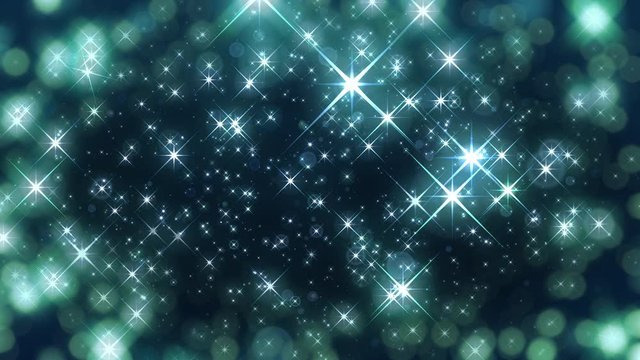 綺麗に輝く星と玉ボケのイルミネーション　ループ  合成サンプル：https://youtu.be/e8d1Y2Qy7Cs