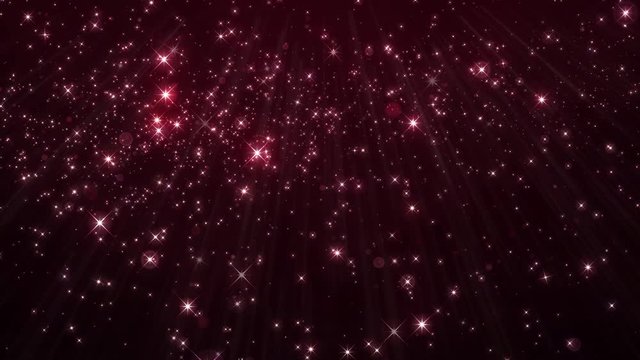 キラキラと綺麗に舞い散るファンタスティックな星　ループ　合成サンプル：https://youtu.be/8cRkgK1eQc0