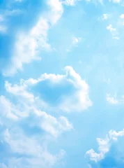 Fotobehang Blauwe lucht met wolken (wolk) © boonchai