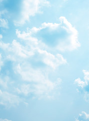 Blue sky with clouds (cloud)