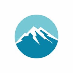 Mountain logo design template vector illustration
