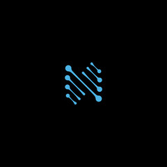 DNA Logo Icon Design Template. Helix, Genetic, Bio, Modern Vector Illustration