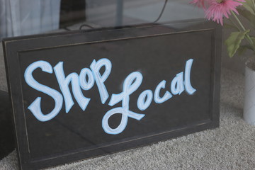 Shop Local Sign