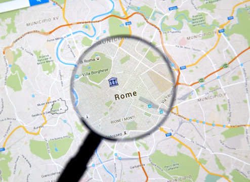 Rome on Google Maps