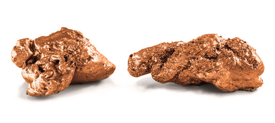 bronze nugget, ore for industrial purposes.